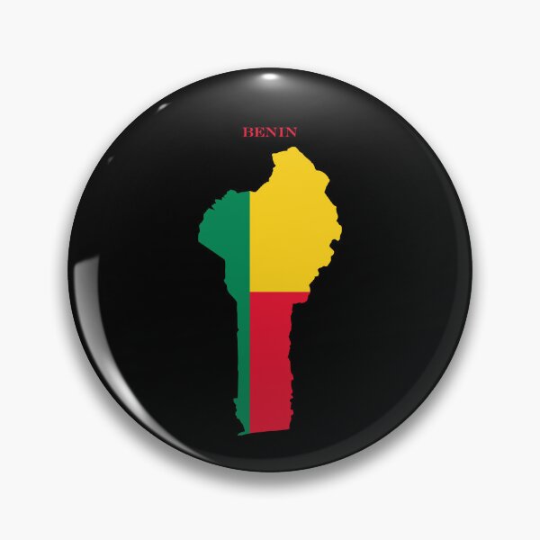 Item preview, Benin Map Flag Silhouette Beninese Pride Gift designed and sold by NTGUILTY.
