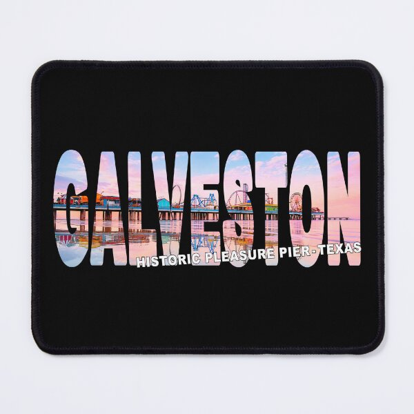 Item preview, GALVESTON Historic Pleasure Pier Texas - Galveston Island USA Sunset Glow designed and sold by Adam Gormley.