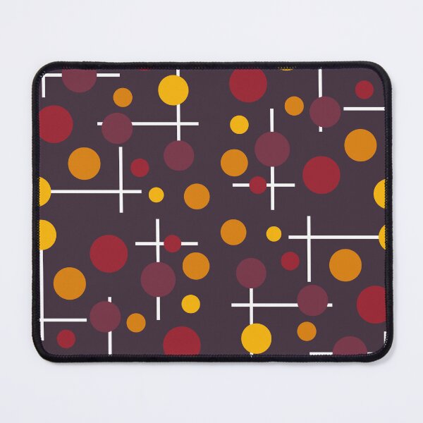 Item preview, Retro Autumn Atomic Dots - Mid Century Modern Abstract Pattern designed and sold by Luckymoon2000.