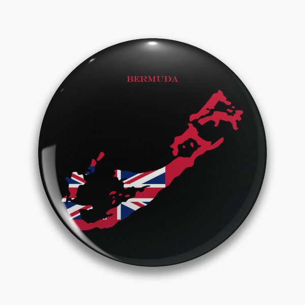 Item preview, Bermuda Map Flag Silhouette Bermudian Heritage Gift designed and sold by NTGUILTY.