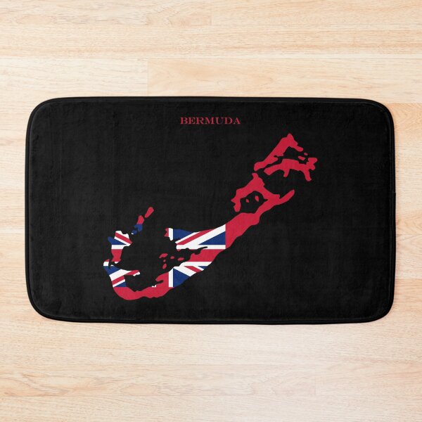 Item preview, Bermuda Map Flag Silhouette Bermudian Heritage Gift designed and sold by NTGUILTY.
