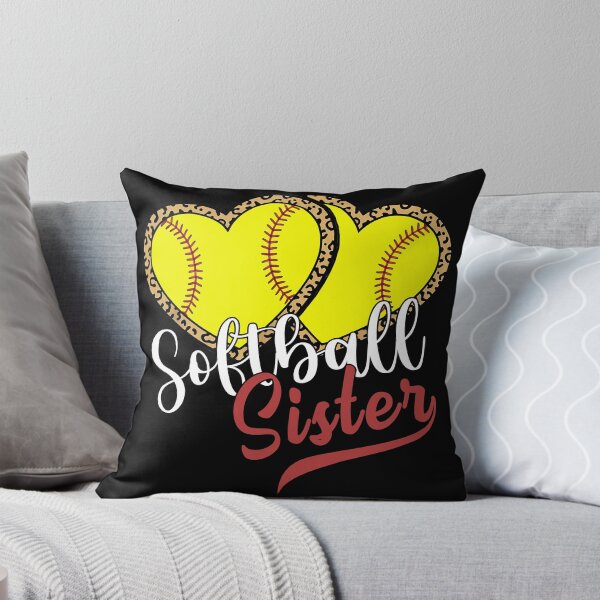 Item preview, Leopard Softball Sister Heart Design designed and sold by LarryMBrown.