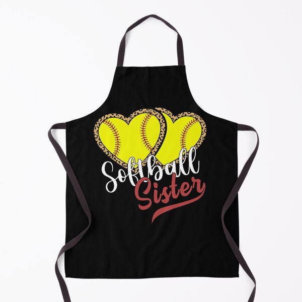 Item preview, Leopard Softball Sister Heart Design designed and sold by LarryMBrown.