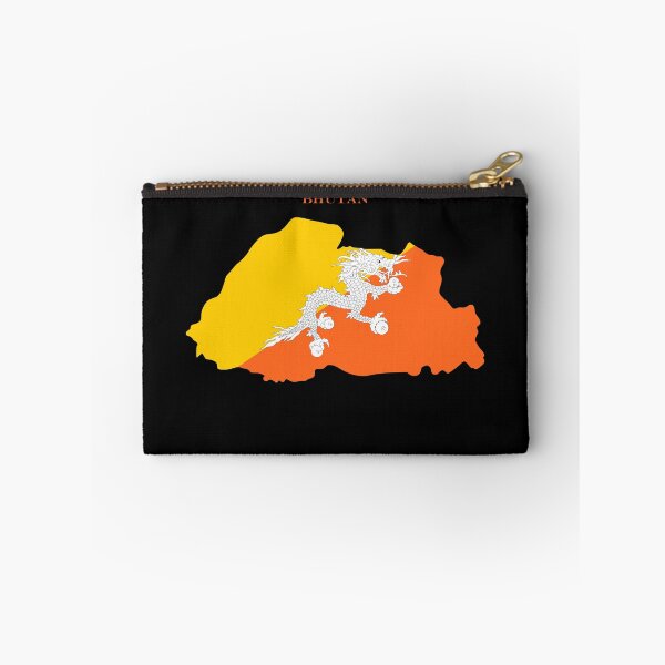 Item preview, Bhutan Map Flag Silhouette Bhutanese Pride Dragon Gift designed and sold by NTGUILTY.