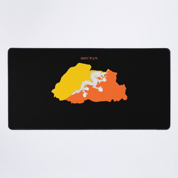 Item preview, Bhutan Map Flag Silhouette Bhutanese Pride Dragon Gift designed and sold by NTGUILTY.