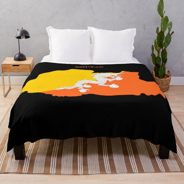 Item preview, Bhutan Map Flag Silhouette Bhutanese Pride Dragon Gift designed and sold by NTGUILTY.