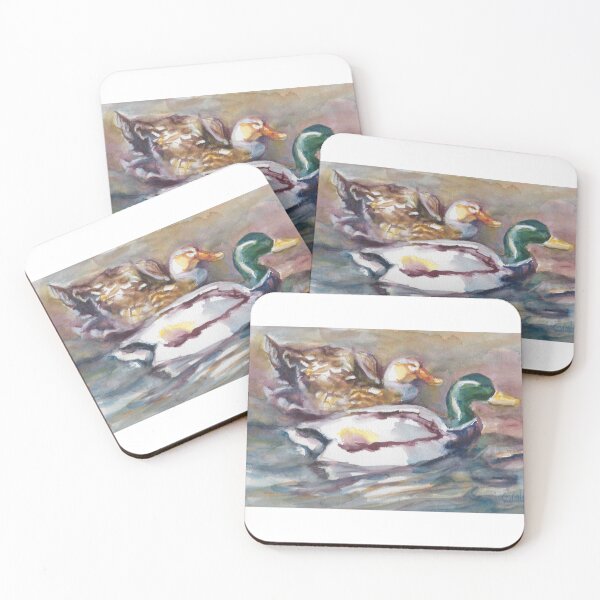 Item preview, Duck Couple on a Swim designed and sold by Creation Art and Cards by Carol.