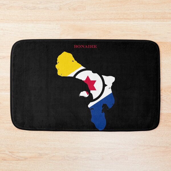 Item preview, Bonaire Map Flag Silhouette Caribbean Pride Heritage Gift designed and sold by NTGUILTY.
