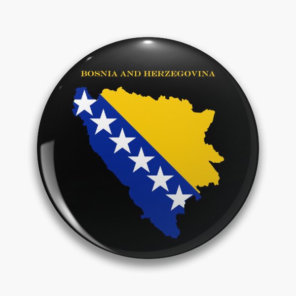 Item preview, Bosnia and Herzegovina Map Flag Silhouette Bosnian Pride Gift designed and sold by NTGUILTY.