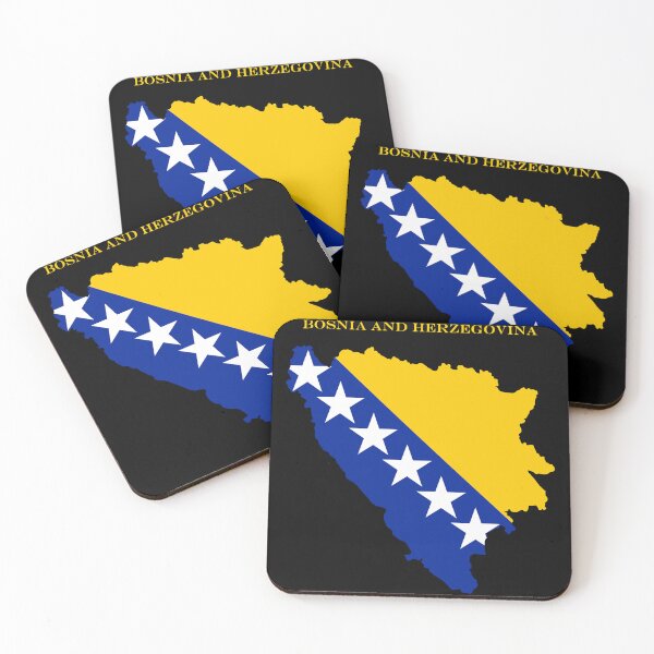 Item preview, Bosnia and Herzegovina Map Flag Silhouette Bosnian Pride Gift designed and sold by NTGUILTY.