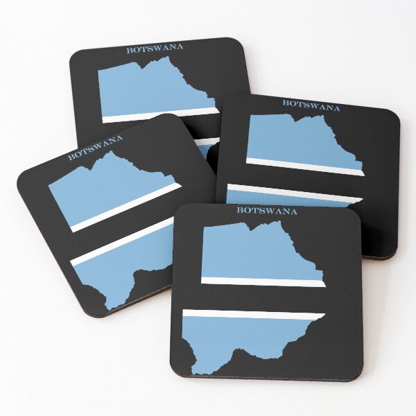 Item preview, Botswana Map Flag Silhouette Batswana Pride Heritage Gift designed and sold by NTGUILTY.