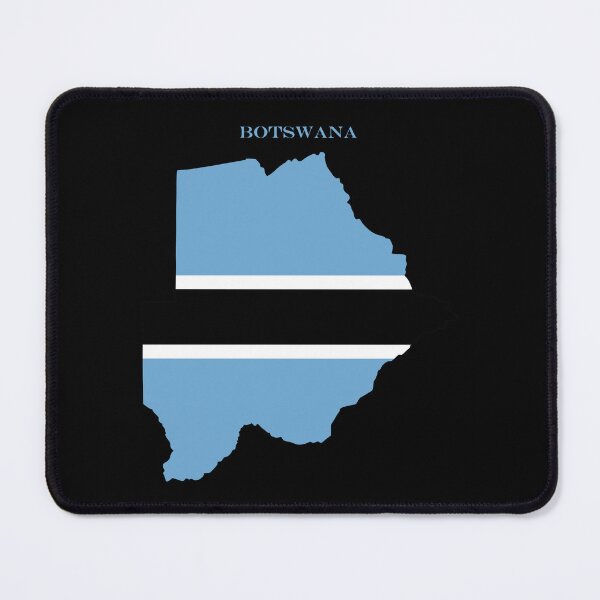Item preview, Botswana Map Flag Silhouette Batswana Pride Heritage Gift designed and sold by NTGUILTY.