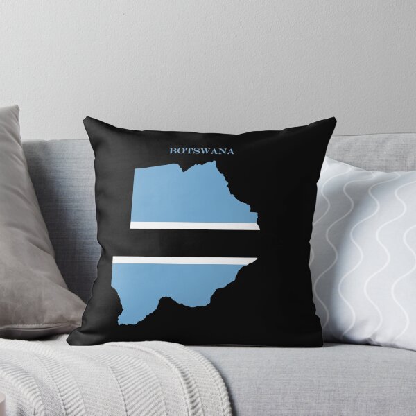 Item preview, Botswana Map Flag Silhouette Batswana Pride Heritage Gift designed and sold by NTGUILTY.