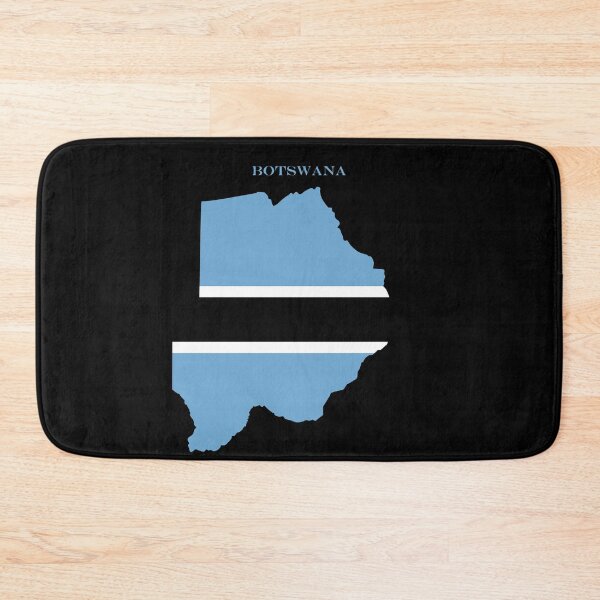 Item preview, Botswana Map Flag Silhouette Batswana Pride Heritage Gift designed and sold by NTGUILTY.