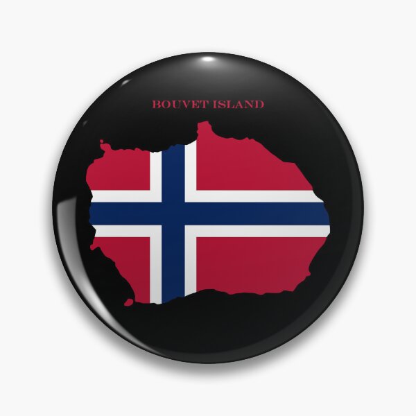 Item preview, Bouvet Island Map Flag Silhouette Remote Territory Gift designed and sold by NTGUILTY.