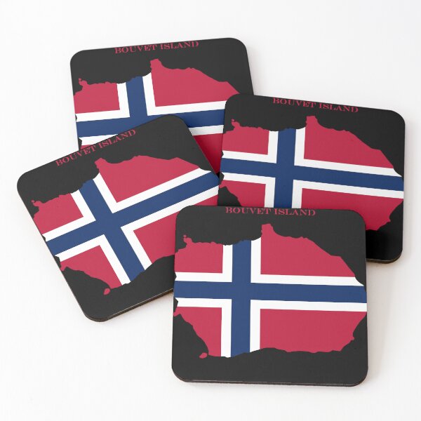 Item preview, Bouvet Island Map Flag Silhouette Remote Territory Gift designed and sold by NTGUILTY.