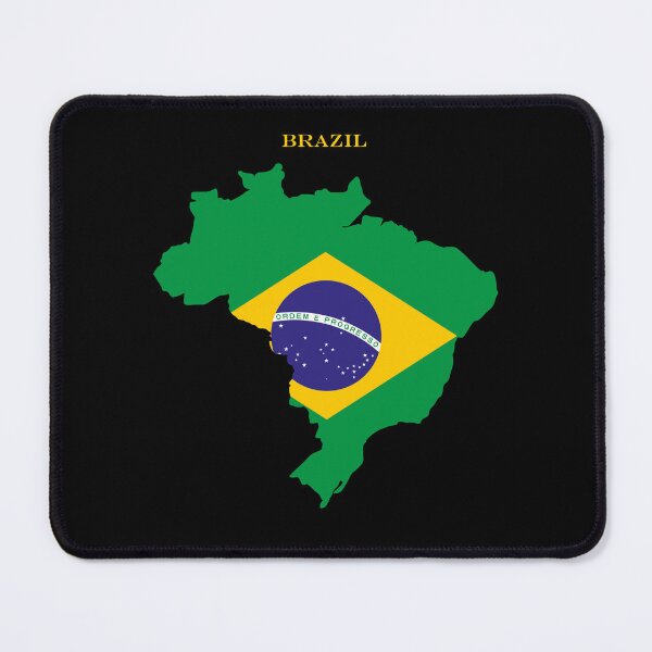 Item preview, Brazil Map Flag Silhouette Brazilian Pride Heritage Gift designed and sold by NTGUILTY.