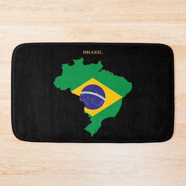 Item preview, Brazil Map Flag Silhouette Brazilian Pride Heritage Gift designed and sold by NTGUILTY.