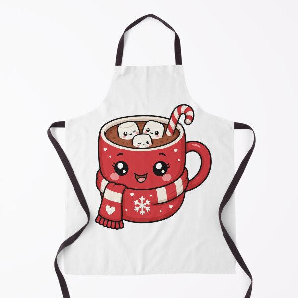 Item preview, Kawaii Hot Cocoa Mug | Cute Christmas Marshmallow Winter Art designed and sold by GMACgraphicsCo.