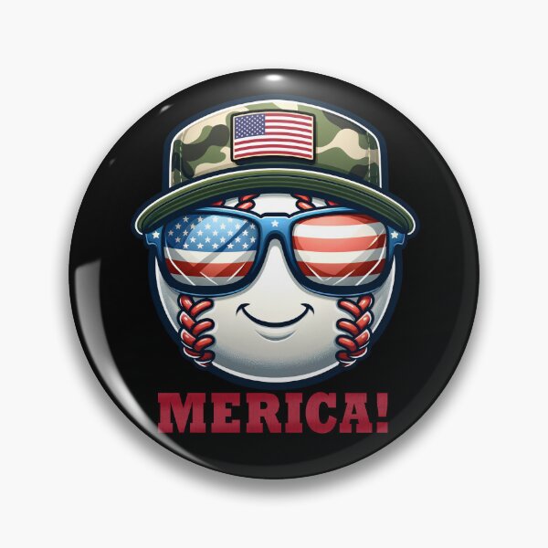 Item preview, Funny Baseball 4th July USA Flag America Boys Girls Kids designed and sold by rafaeltto.