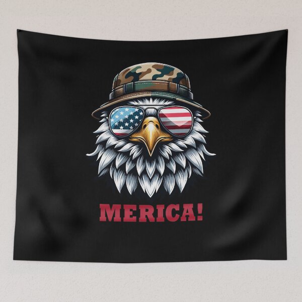 Item preview, Funny Bald Eagle 4th July USA Flag America Boys Girls Kids designed and sold by rafaeltto.
