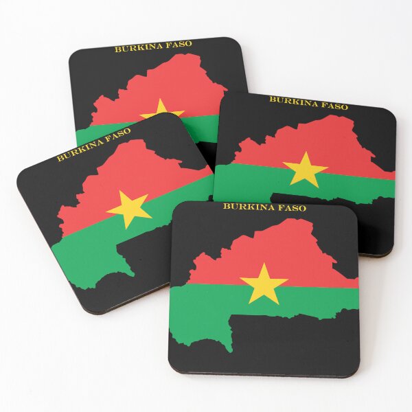 Item preview, Burkina Faso Map Flag Silhouette Burkinabe Pride Gift designed and sold by NTGUILTY.