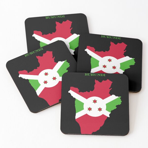 Item preview, Burundi Map Flag Silhouette Burundian Pride Heritage Gift designed and sold by NTGUILTY.