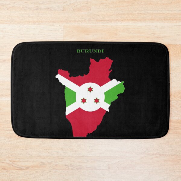 Item preview, Burundi Map Flag Silhouette Burundian Pride Heritage Gift designed and sold by NTGUILTY.