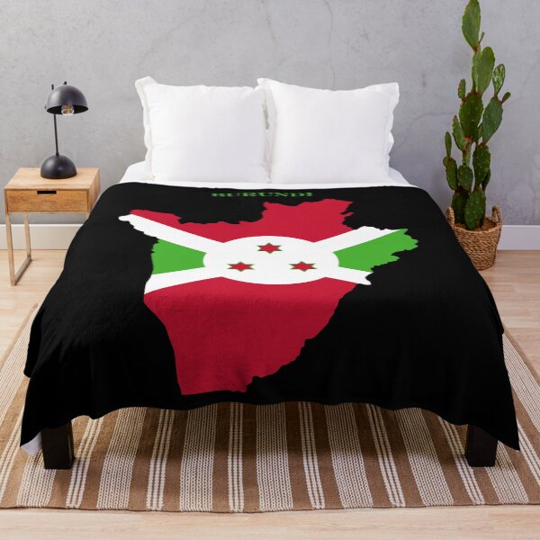 Item preview, Burundi Map Flag Silhouette Burundian Pride Heritage Gift designed and sold by NTGUILTY.