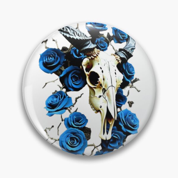 Item preview, Midnight Desert Bloom: Western Gothic Skull designed and sold by Comic Superheroes.