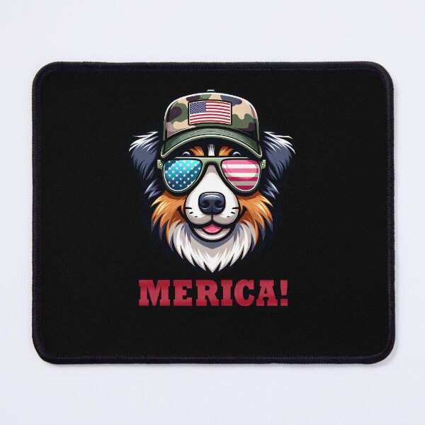 Item preview, Funny Australian Shepherd 4th July USA Flag America Boys Girls Kids designed and sold by rafaeltto.