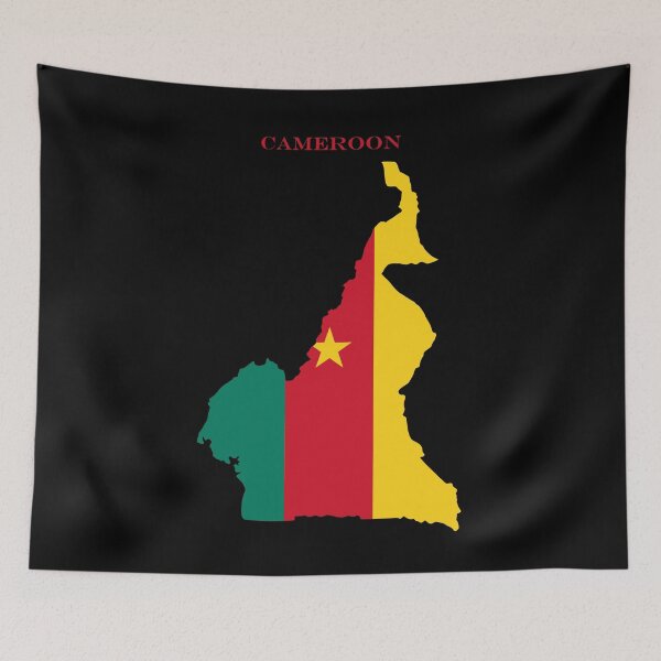 Item preview, Cameroon Map Flag Silhouette Cameroonian Pride Heritage Gift designed and sold by NTGUILTY.