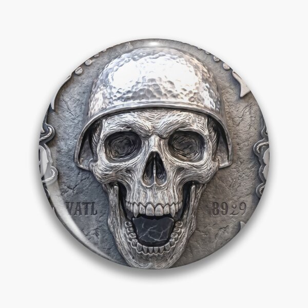 Item preview, 1989 Biker Heritage. Hammered Steel Skull Shield designed and sold by 9xgraphics.