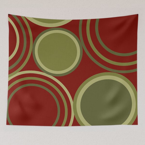 Item preview, Retro Avant-Garde Circles - Bold Mid-Century Modern Abstract designed and sold by Luckymoon2000.