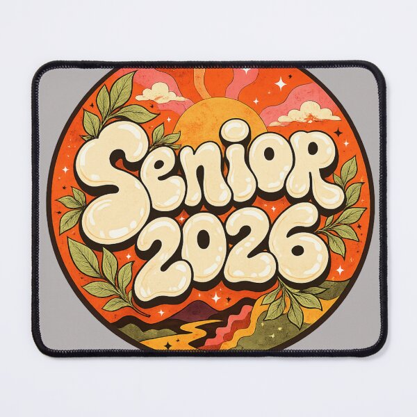Item preview, Retro Groovy Senior 2026 Bubbly Badge. designed and sold by AnkitCreates.