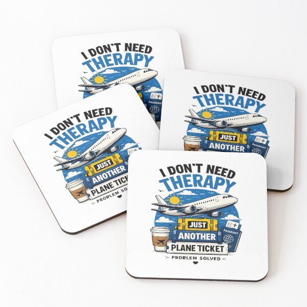 Item preview, I Don’t Need Therapy Just Another Plane Ticket Funny Travel Shirt designed and sold by Artbysarmina.