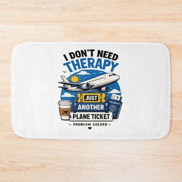Item preview, I Don’t Need Therapy Just Another Plane Ticket Funny Travel Shirt designed and sold by Artbysarmina.