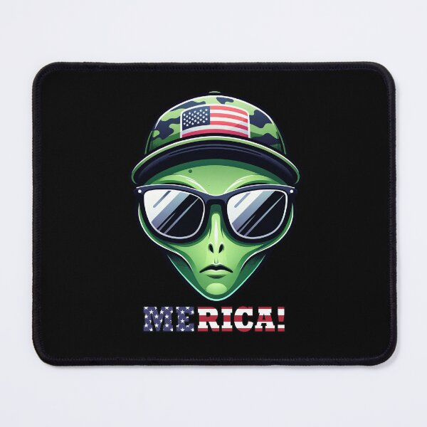 Item preview, Funny Alien 4th July USA Flag America Boys Girls Kids designed and sold by rafaeltto.