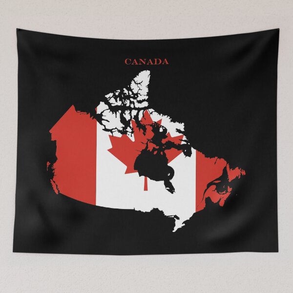 Item preview, Canada Map Flag Silhouette Canadian Pride Maple Leaf Gift designed and sold by NTGUILTY.