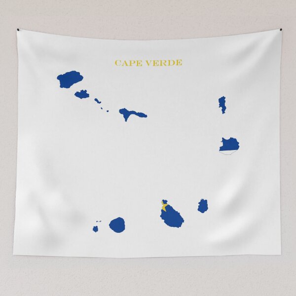 Item preview, Cape Verde Map Flag Silhouette Cabo Verde Pride Heritage Gift designed and sold by NTGUILTY.
