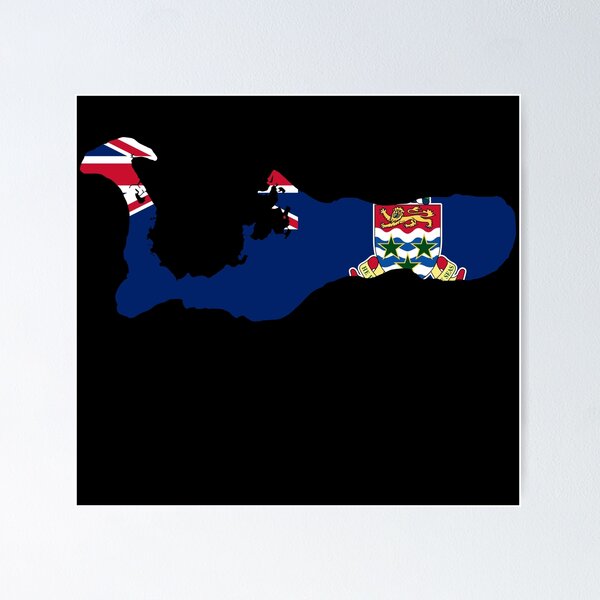 Item preview, Cayman Islands Map Flag Silhouette Caymanian Pride Heritage Gift designed and sold by NTGUILTY.