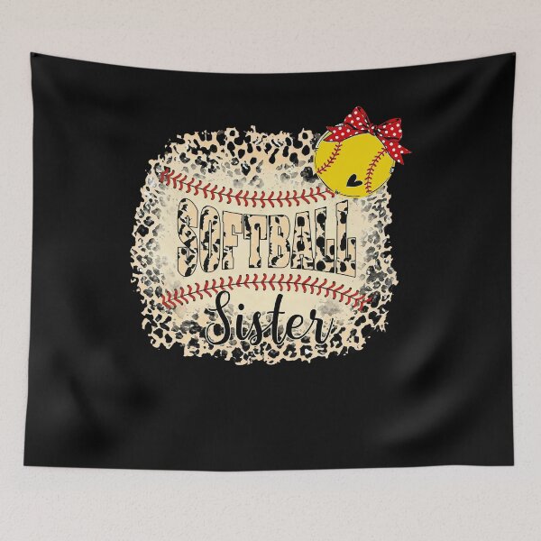 Item preview, Leopard Softball Sister Bow Design designed and sold by LarryMBrown.
