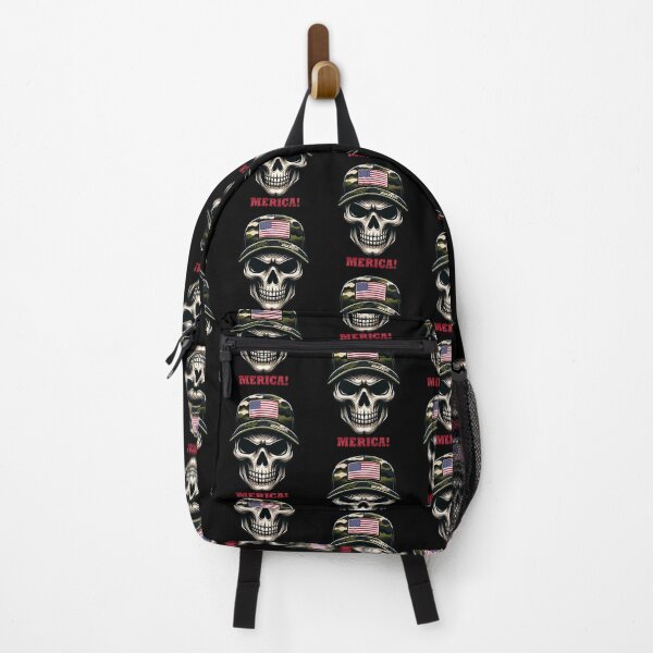Item preview, Funny Skull 4th July USA Flag America Men Women designed and sold by rafaeltto.