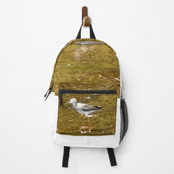 Item preview, Graceful Lesser Yellowlegs in Still Water Habitat. designed and sold by Pearls1.
