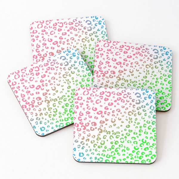 Item preview, Colorful rainbow leopard animal print designed and sold by PlanetaryArtist.