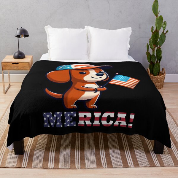 Item preview, Funny Dachshund Doxie 4th July USA Flag America Men Women designed and sold by rafaeltto.