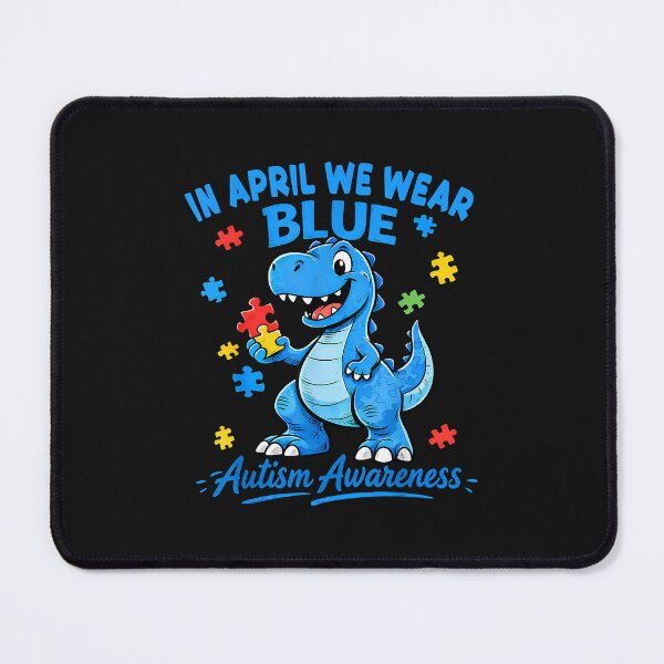 Item preview, Funny T Rex With Puzzle Autistic Autism Awareness Men Boys T designed and sold by trucnhieuchan.