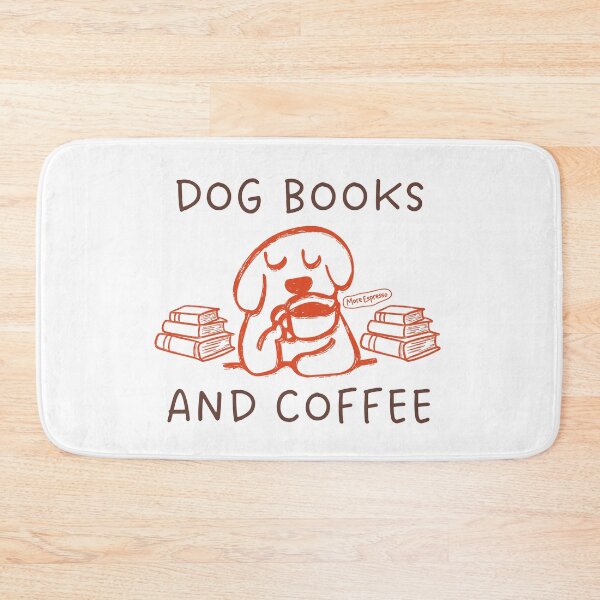 Item preview, Dog Books And Coffee designed and sold by thebest-2studio.