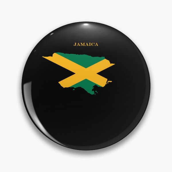 Item preview, Jamaica Map Flag Silhouette Jamaican Pride Heritage Gift designed and sold by NTGUILTY.