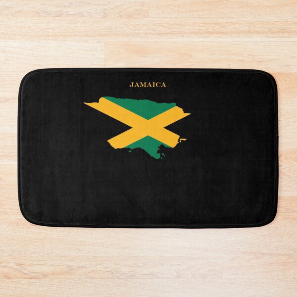 Item preview, Jamaica Map Flag Silhouette Jamaican Pride Heritage Gift designed and sold by NTGUILTY.